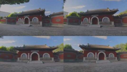 中式古建筑 北顶娘娘庙 顺时针旋转高清在线视频素材下载