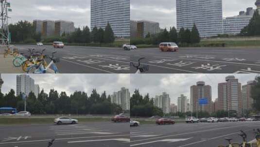 城市道路交通高清在线视频素材下载