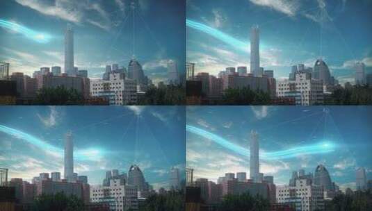 北京城市中国尊高清在线视频素材下载