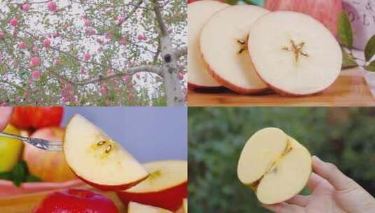 新鲜苹果素材高清在线视频素材下载