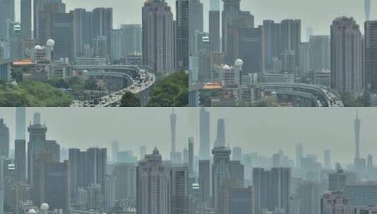 广州城市交通广州塔cbd宣传片纪录片航拍高清在线视频素材下载