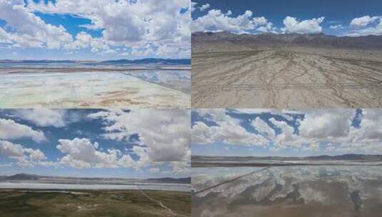 4k航拍合集新疆青海翡翠湖绝美云海天空之境高清在线视频素材下载