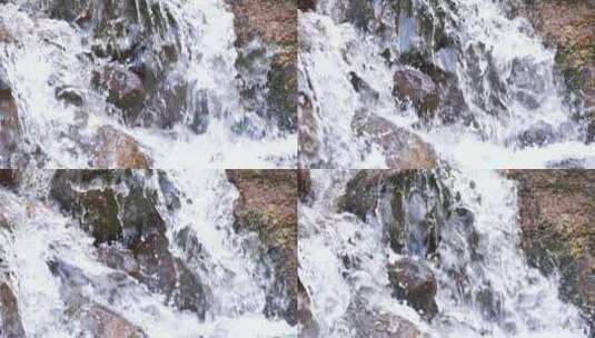 清澈的山涧溪水高清在线视频素材下载