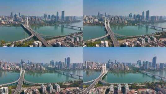 4K航拍广东惠州合生大桥5高清在线视频素材下载