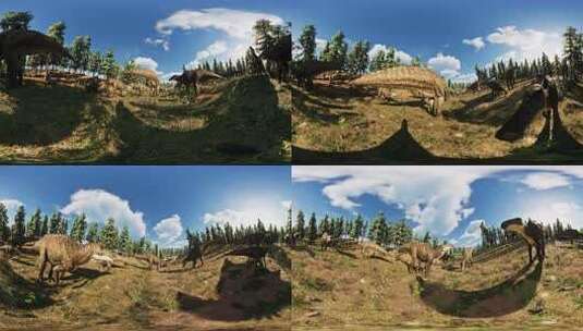 侏罗纪VR 360全景 全景视频 VR 恐龙高清在线视频素材下载