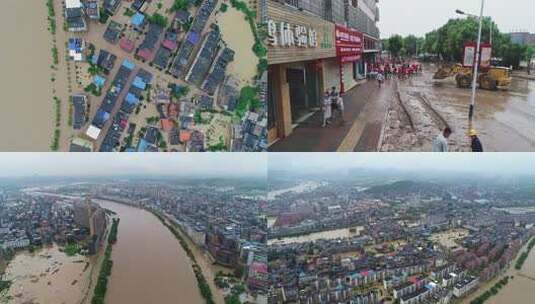 暴雨后的城市高清在线视频素材下载