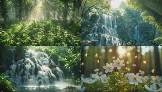 森林阳光大自然植物昆虫风景风光ai素材原高清在线视频素材下载