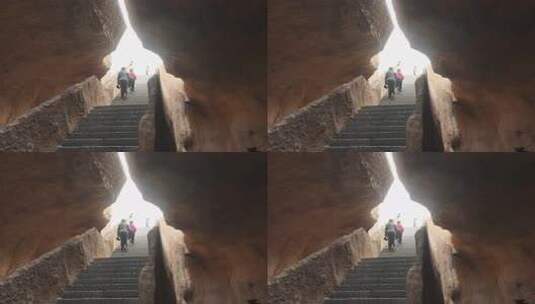 山西西侯度遗址高清在线视频素材下载