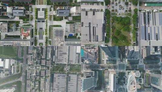 现代城市车流俯拍合集高清在线视频素材下载