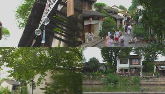 杭州小河直街街拍集锦高清在线视频素材下载