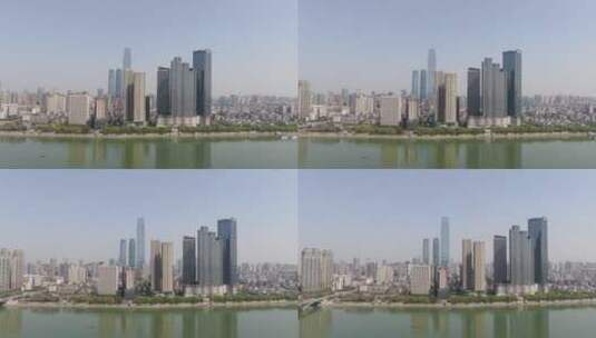 航拍湖南长沙城市宣传片地标建筑高清在线视频素材下载