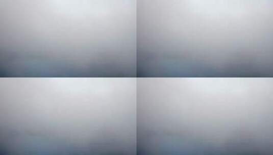 航拍大雾的景观高清在线视频素材下载