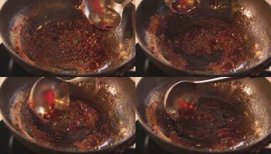 加调料配制炖肉卤肉料汁高清在线视频素材下载