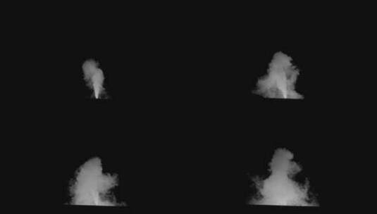 烟雾从下倒上不断喷射飘散 (2)高清在线视频素材下载