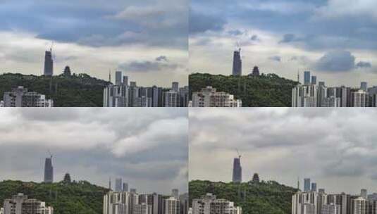 重庆风光（鸿恩寺、陆海国际中心）高清在线视频素材下载