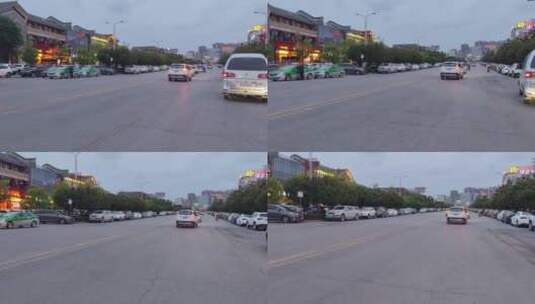 城市街头道路实拍高清在线视频素材下载