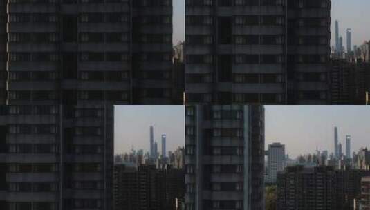 上海城市街区航拍高清在线视频素材下载