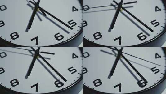 时钟表盘特写高清在线视频素材下载