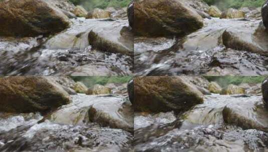 夏日山涧溪流清凉舒心高清在线视频素材下载