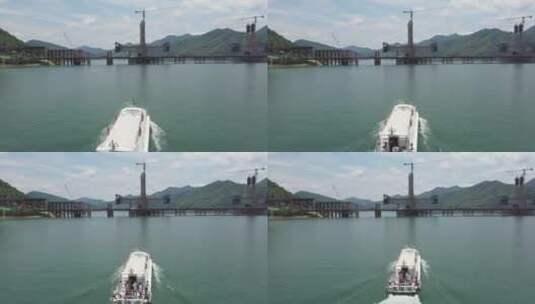 安徽太平湖航拍高清在线视频素材下载