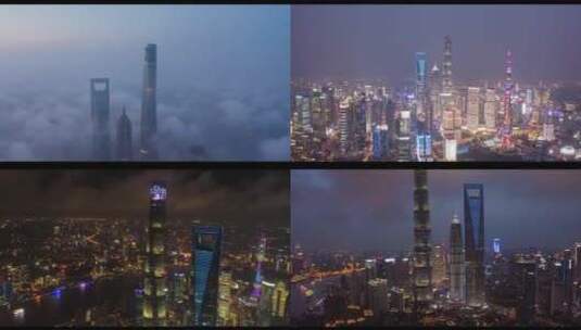 上海东方明珠金融都市圈外滩延时旅游风景 (4)高清在线视频素材下载