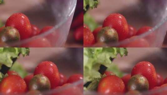 【正版素材】灰背景蔬菜特写横移高清在线视频素材下载