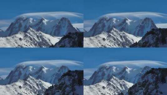 新疆天山天池4K航拍高清在线视频素材下载