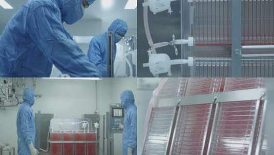 生物医学实验细胞孵化高清在线视频素材下载