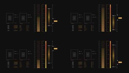 4K高科技交互性仪表组合界面 (6)高清在线视频素材下载