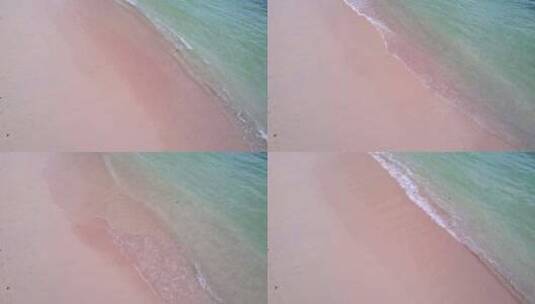 粉红海滩高清在线视频素材下载