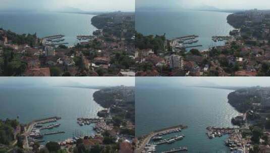 安塔利亚卡莱奇海滩酒店，土耳其高清在线视频素材下载