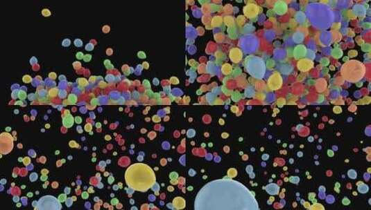 节日气球动画 (1)高清在线视频素材下载