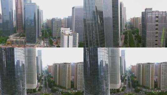 一线城市 广州  航拍  金融中心高清在线视频素材下载