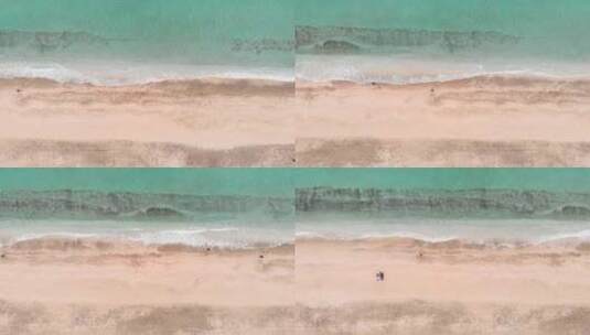 沙滩与海浪高清在线视频素材下载