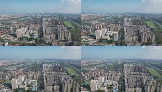 江苏宿迁城市建设航拍高清在线视频素材下载