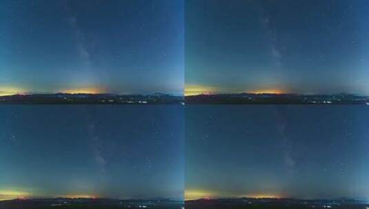 夜空 星空 星轨 星星 银河高清在线视频素材下载