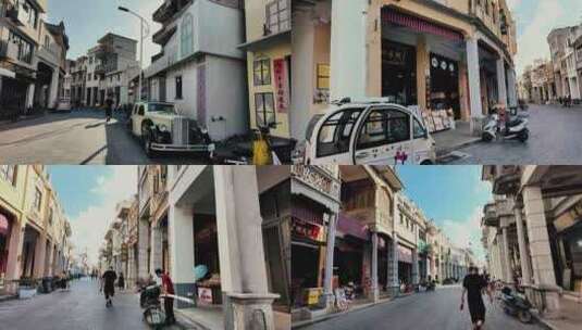 珠海斗门旧街高清在线视频素材下载