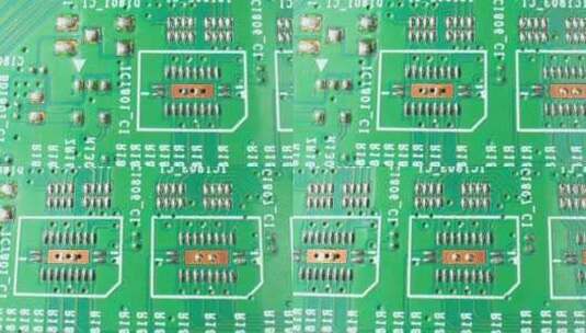 印刷电路板的宏视频。4K镜头。高清在线视频素材下载