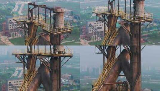 杭州杭钢工业遗址公园高清在线视频素材下载