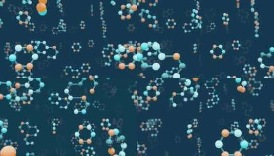 分子结构状态活动高清在线视频素材下载