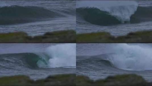 海洋，海浪，水，大浪高清在线视频素材下载