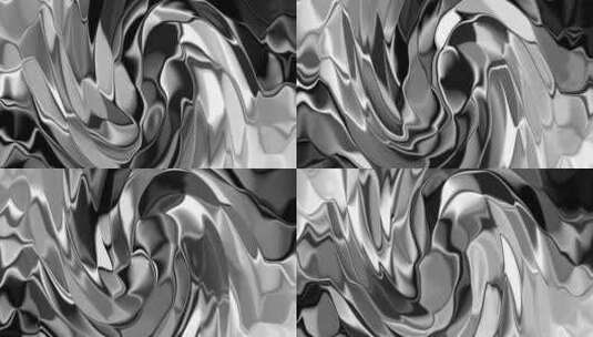 抽象彩色光泽波浪背景。抽象液体波浪背景。高清在线视频素材下载