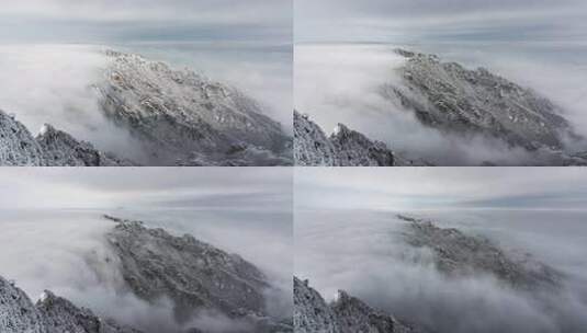 山川云海自然风景航拍延时高清在线视频素材下载