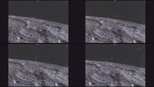 拍摄月球表面高清在线视频素材下载