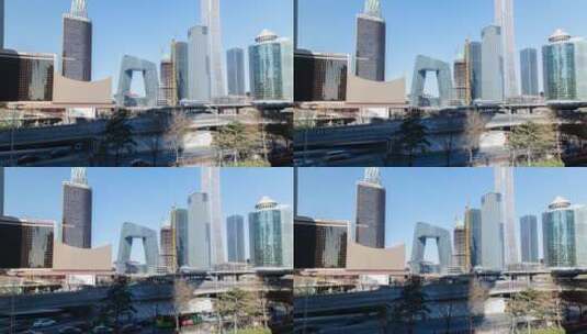北京商业区的中国建筑高清在线视频素材下载