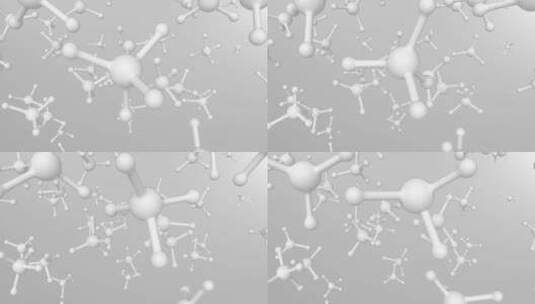 水分子 牛奶高清在线视频素材下载