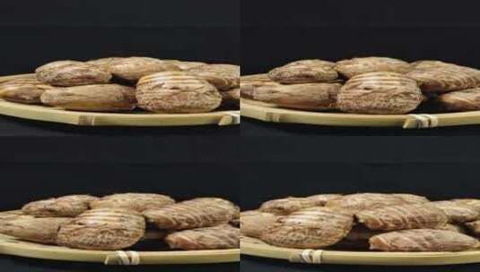 毛芋头食材美食4k视频旋转展示高清在线视频素材下载