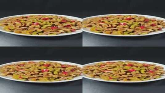 酸辣鸡杂美食菜品4k视频高清在线视频素材下载