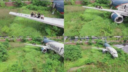 航拍衡阳地标建筑高清在线视频素材下载