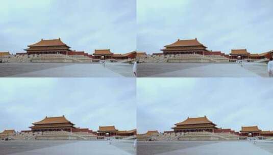 北京故宫太和殿广场高清在线视频素材下载